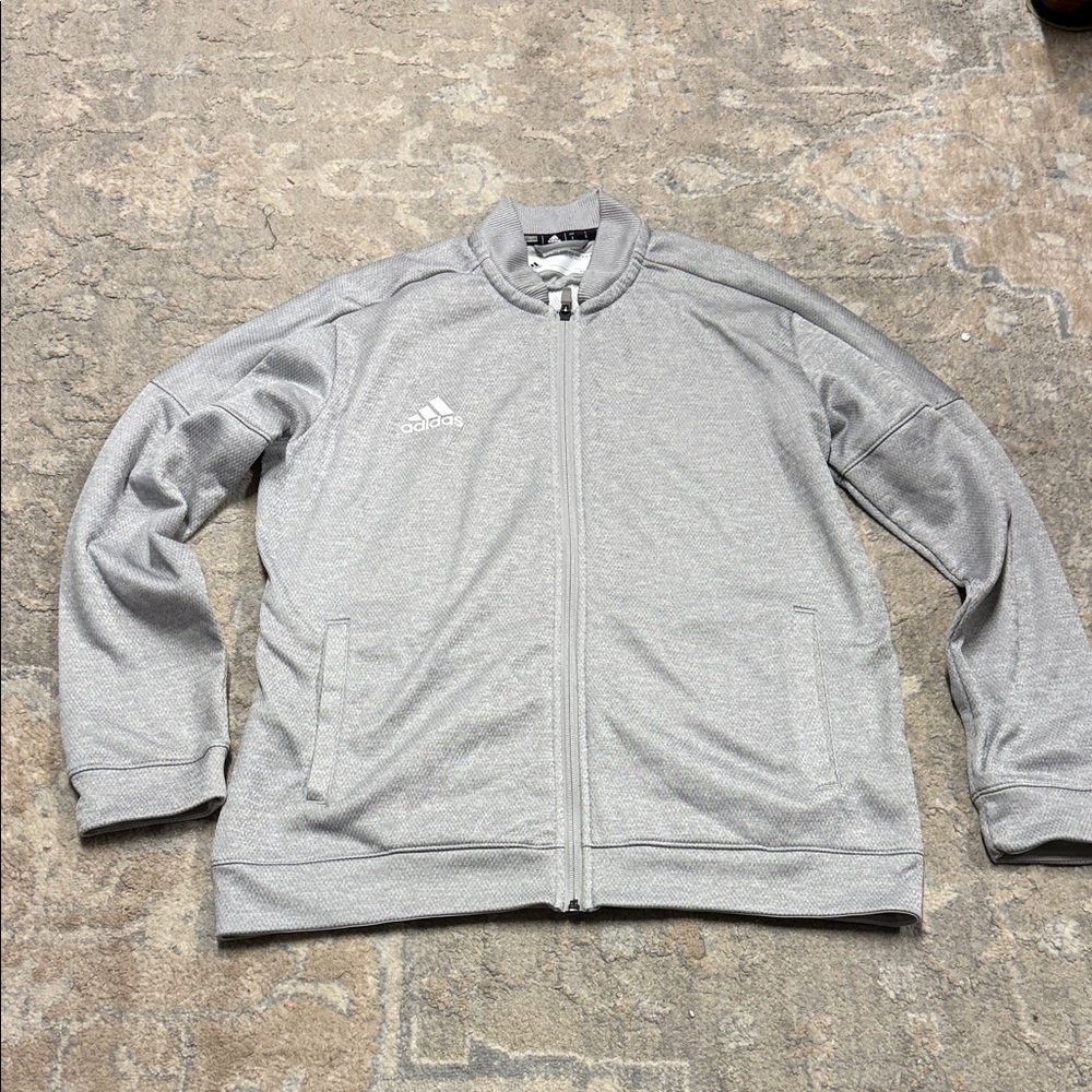 Adidas Light Gray Track Jacket